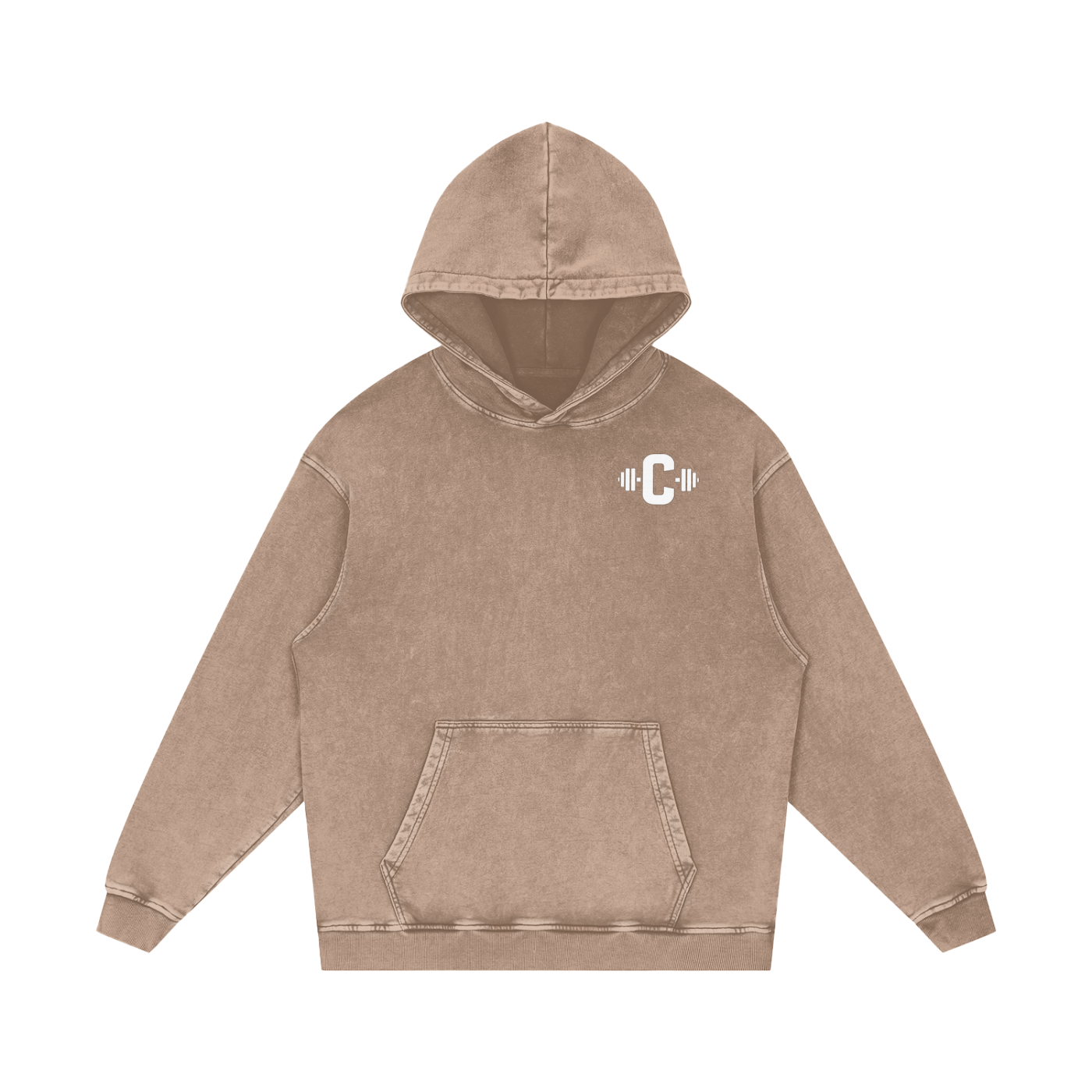 Acid Wash Oversized Hoodie