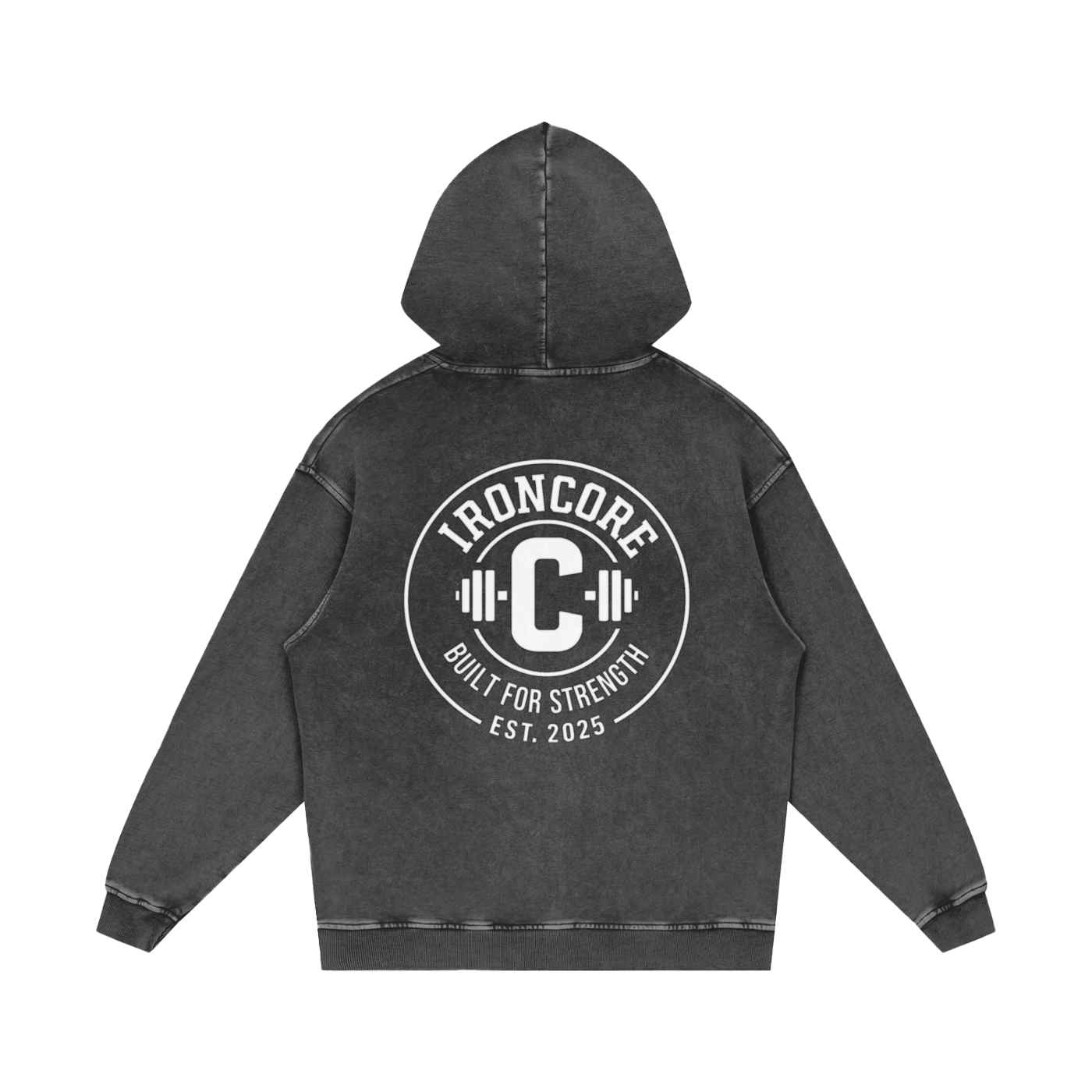 Acid Wash Oversized Hoodie